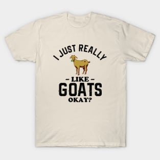 I Just Really Like Goats T-Shirt